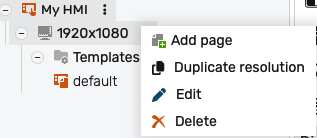 Add or duplicate page
